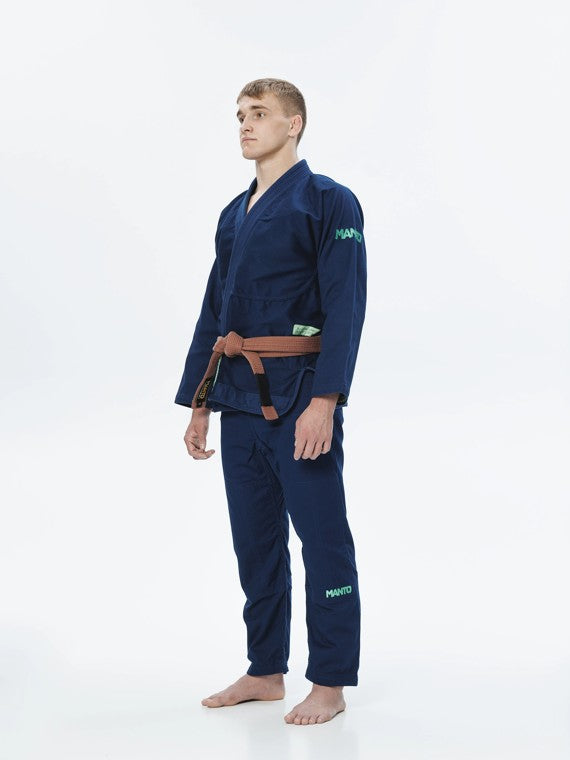 MANTO Kimono/GI BJJ Męskie RISE 2.0 Niebieskie