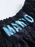 MANTO spodenki MUAY THAI DUAL Czarne/Niebieskie