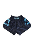 MANTO spodenki MUAY THAI DUAL Czarne/Niebieskie