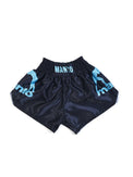 MANTO spodenki MUAY THAI DUAL Czarne/Niebieskie