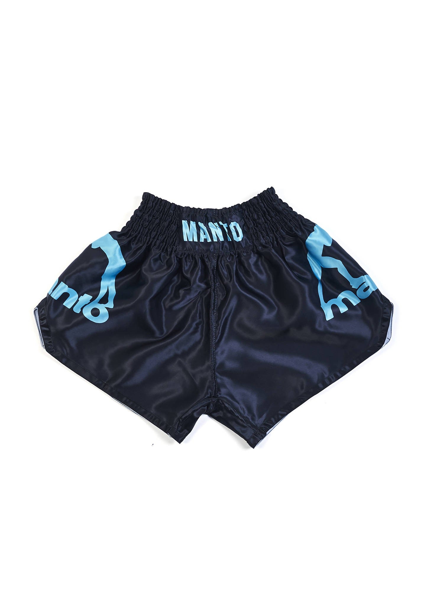 MANTO spodenki MUAY THAI DUAL Czarne/Niebieskie