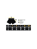 MANTO Spodenki MUAY THAI DUAL Czarne/Srebrne