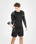 Venum Fusion 2.0 Rashguard Męski Długi Rękaw Czarny/Żółty