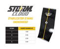 StormCloud Elastyczny stabilizator stawu skokowego Różowy