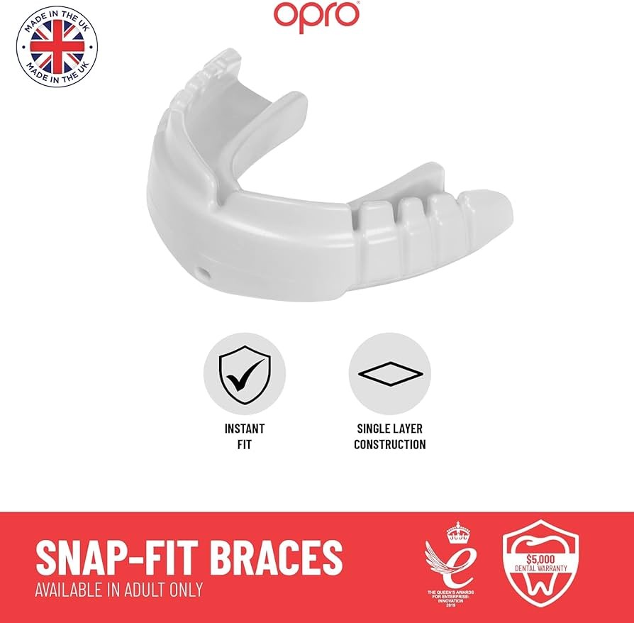 Opro Ochraniacz na Zęby Snap Fit Braces Niebieski (do aparatów)