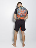 MANTO Rashguard Męski Krótki Rękaw YAUHEN ABU ONI Czarny