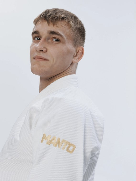 MANTO Kimono/GI BJJ Męskie RISE 2.0 Białe