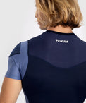 Venum Rashguard Męski Tempest Krótki Rękaw Granatowy/Błękitny