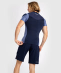Venum Rashguard Męski Tempest Krótki Rękaw Granatowy/Błękitny
