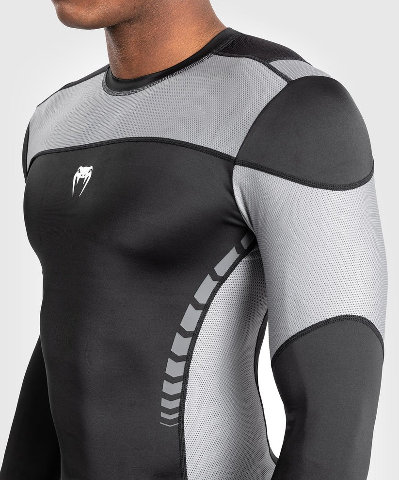 Venum Rashguard Męski Tempest Długi Rękaw Czarny/Szary