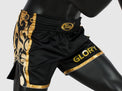 Fairtex Spodenki Muay Thai BSG1 Glory Czarne/Złote