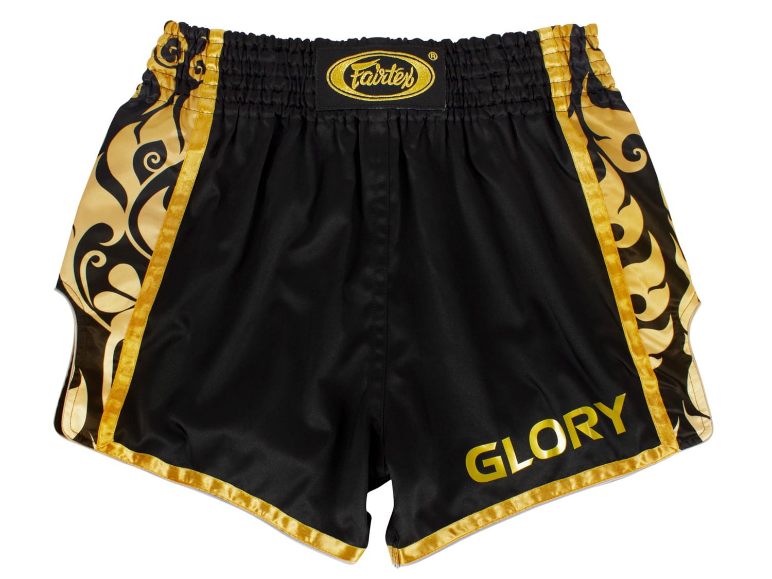 Fairtex Spodenki Muay Thai BSG1 Glory Czarne/Złote