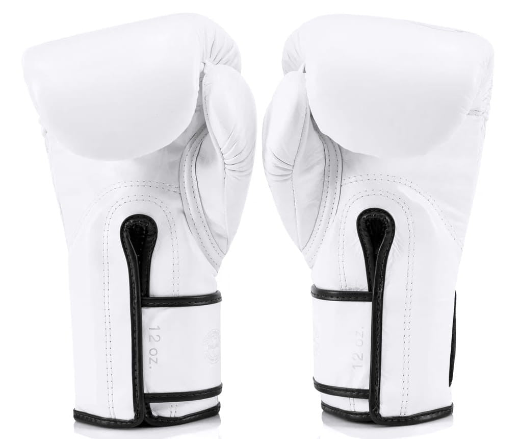 Fairtex Rękawice Bokserskie BGVG3 "Glory" Białe/Srebrne