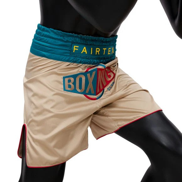 Fairtex Spodenki Bokserskie BT2010 Vintage Beżowe
