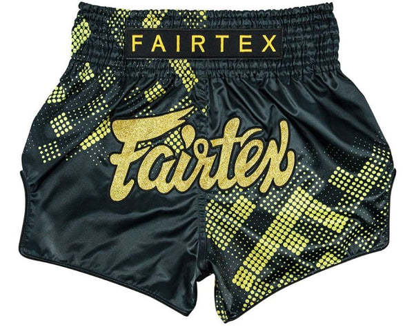 Fairtex Spodenki Muay Thai BS1931 Czarne-Złote