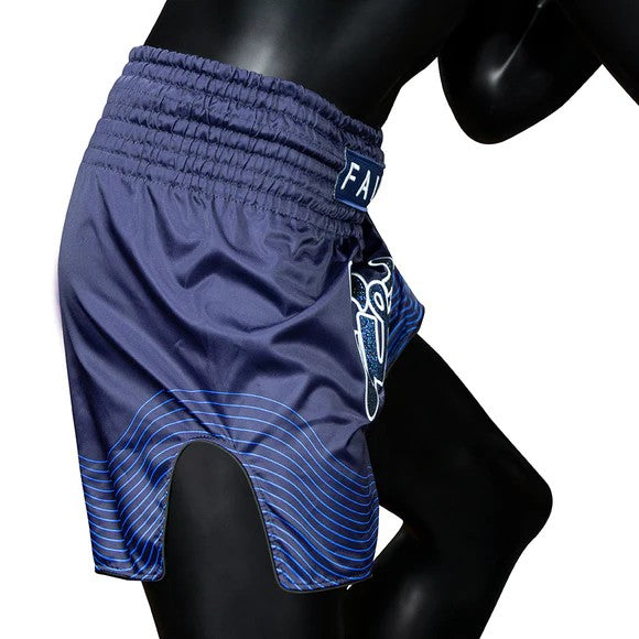 Fairtex Spodenki Muay Thai Blue Ocean BS1930 Niebieskie