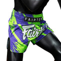 Fairtex Spodenki Muay Thai BS1928 Niebieskie/Zielone