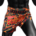 Fairtex Spodenki Muay Thai Magma BS1926 Czerwone/Czarne