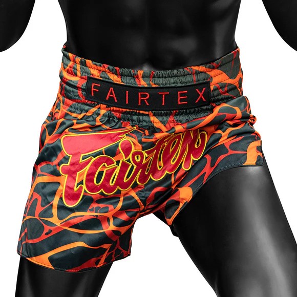 Fairtex Spodenki Muay Thai Magma BS1926 Czerwone/Czarne