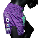 Fairtex Spodenki Muay Thai Racer BS1922 Granatowe/Zielone