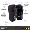 StormCloud Rękawice bokserskie Havoc Czarne/Czarne