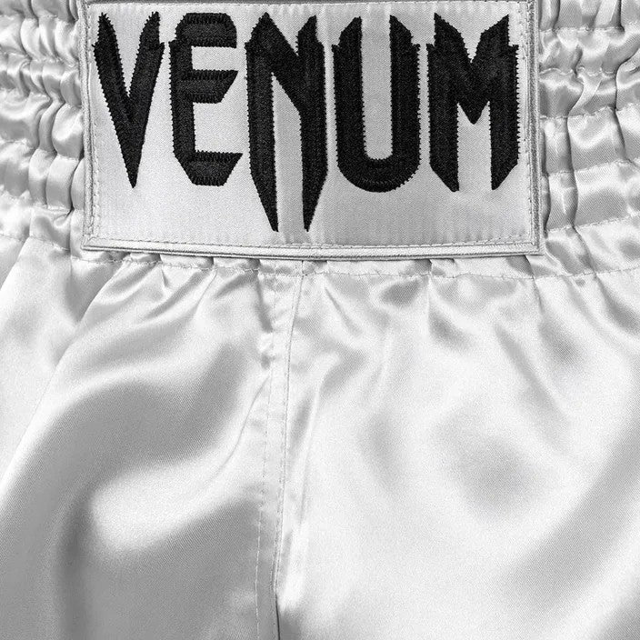 Venum Spodenki Muay Thai Classic Srebrne/Czarne