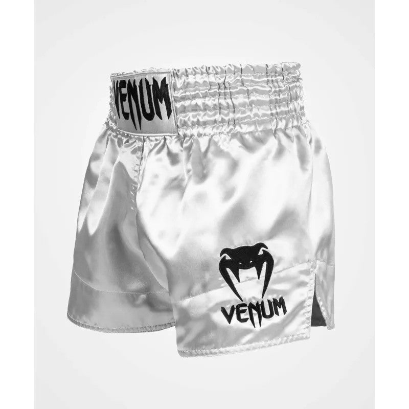 Venum Spodenki Muay Thai Classic Srebrne/Czarne
