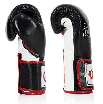 Fairtex Rękawice Bokserskie ze skóry naturalnej BGV5 Czarne