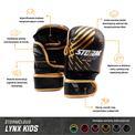 StormCloud Rękawice do MMA dla Dzieci Lynx Aztech Special Edition