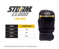 StormCloud Rękawice do MMA dla dzieci Lynx Czarno/Czerwone 7oz