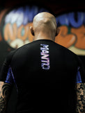 MANTO Rashguard Męski Krótki Rękaw MIRAGE Czarny