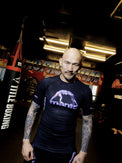 MANTO Rashguard Męski Krótki Rękaw MIRAGE Czarny