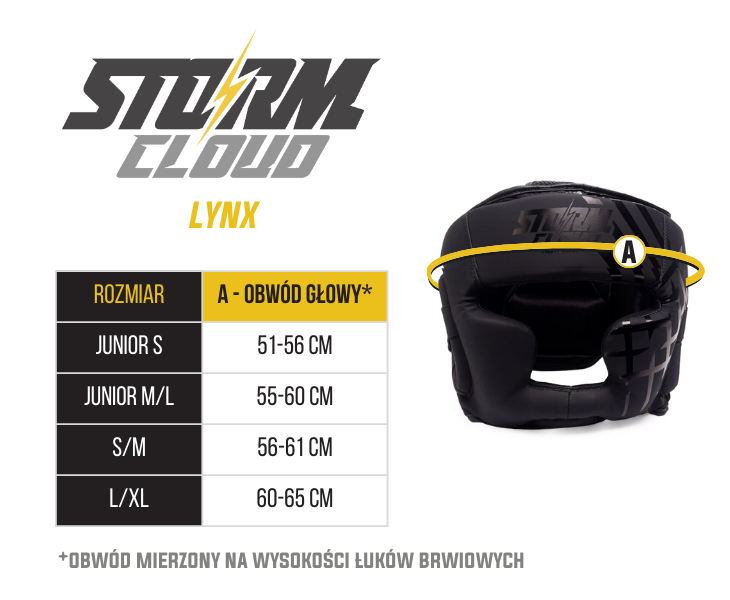 StormCloud Kask Bokserski Lynx Czarno-Różowy