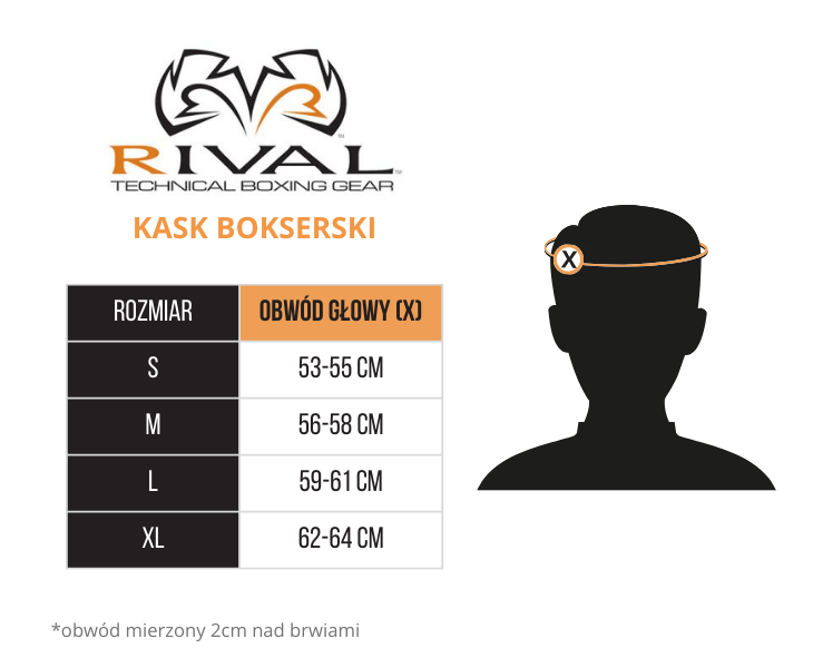 Rival Kask Bokserski RHG100 Professional Czarny/Złoty