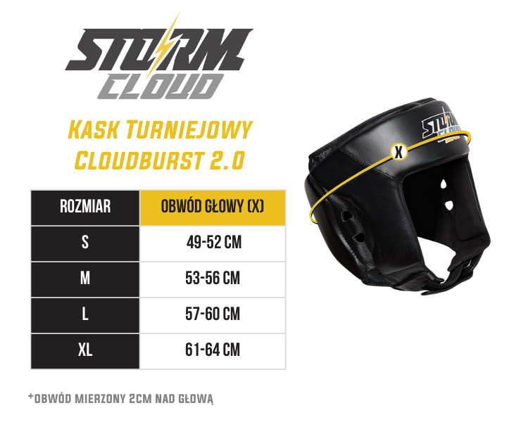 StormCloud Kask Turniejowy Cloudburst 2.0
