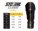 StormCloud Ochraniacze na piszczele StarFall Biało-Żółte