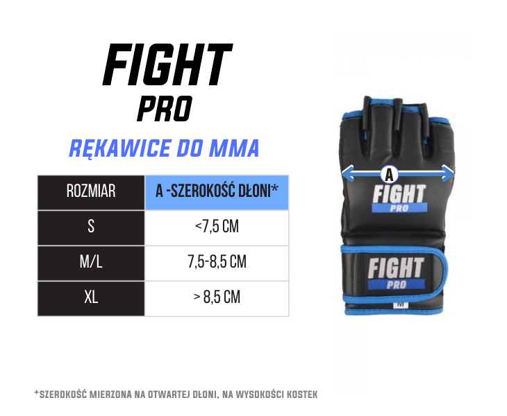 Fight Pro Rękawice do MMA 4oz Basic