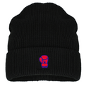Bokserska Ferajna Czapka Zimowa Beanie z Motywem Rękawicy Bokserskiej Czarna