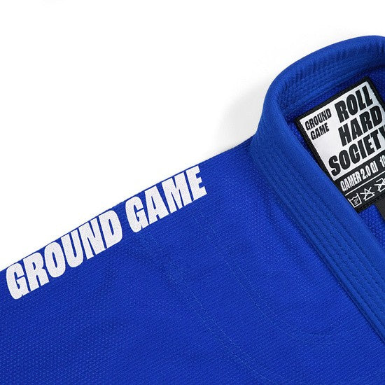 Ground Game Kimono/Gi BJJ Męskie Gamer 2.0 Niebieskie