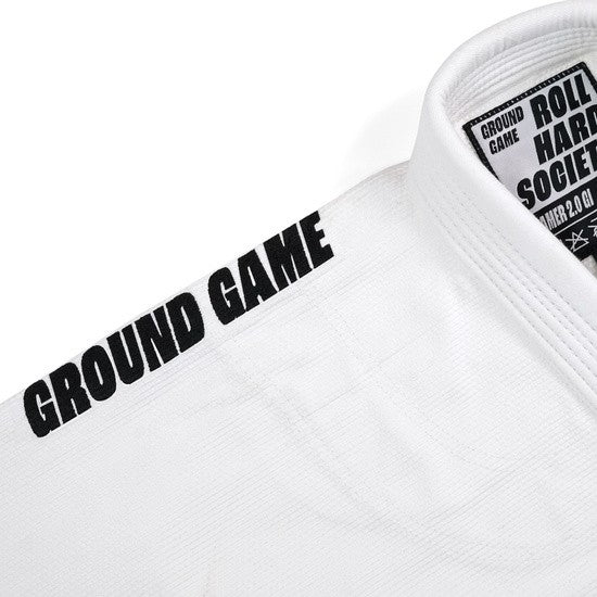 Ground Game Kimono/Gi BJJ Męskie Gamer 2.0 Białe