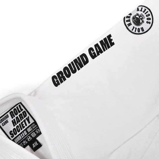 Ground Game Kimono/Gi BJJ Męskie Gamer 2.0 Białe