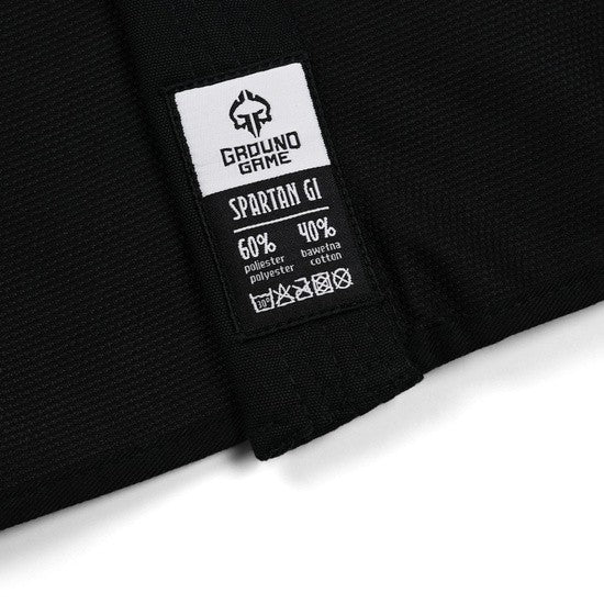 Ground Game Kimono/Gi BJJ Męskie Spartan Czarne