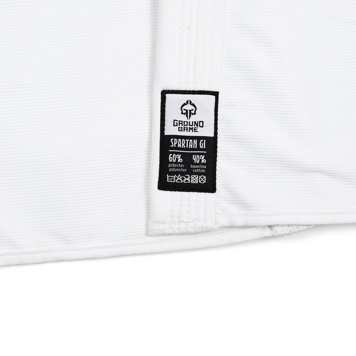 Ground Game Kimono/Gi BJJ Męskie Spartan Białe