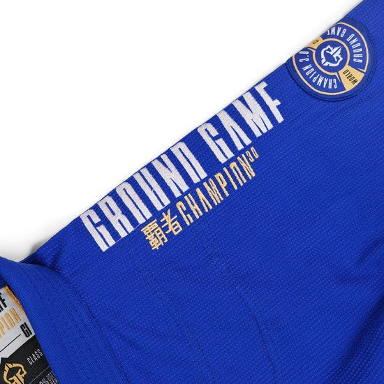 Ground Game Kimono/Gi BJJ Męskie Champion 3.0 Niebieskie