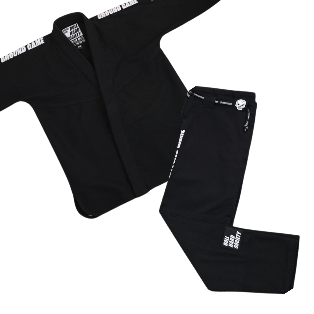 Ground Game Kimono/Gi BJJ Męskie Gamer 2.0 Czarne
