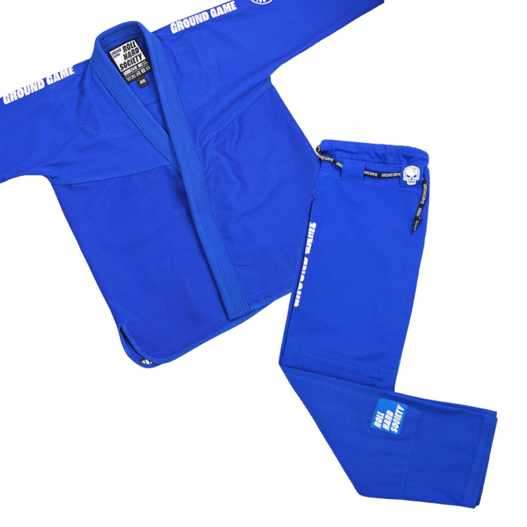 Ground Game Kimono/Gi BJJ Męskie Gamer 2.0 Niebieskie