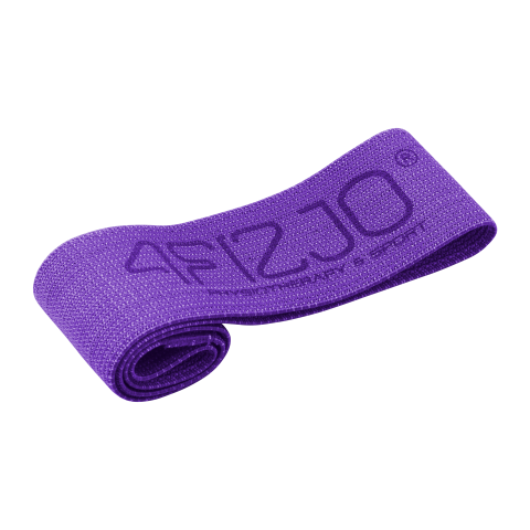 4FIZJO Taśma materiałowa FLEX BAND 34 x 5 cm Fioletowa (Bardzo mocny opór)