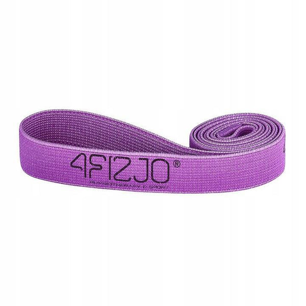 4FIZJO Guma materiałowa Flex Band długa - fioletowa (opór 20-27 kg)
