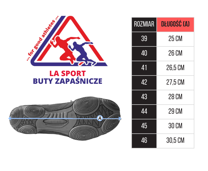 La Sport Buty Zapaśnicze Szare