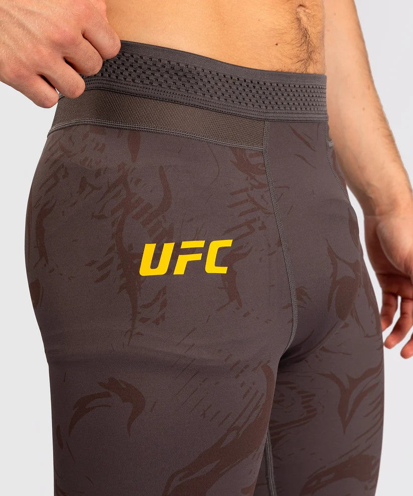 Venum Legginsy męskie UFC Fusion Fight Week Earthen Brown Brązowe